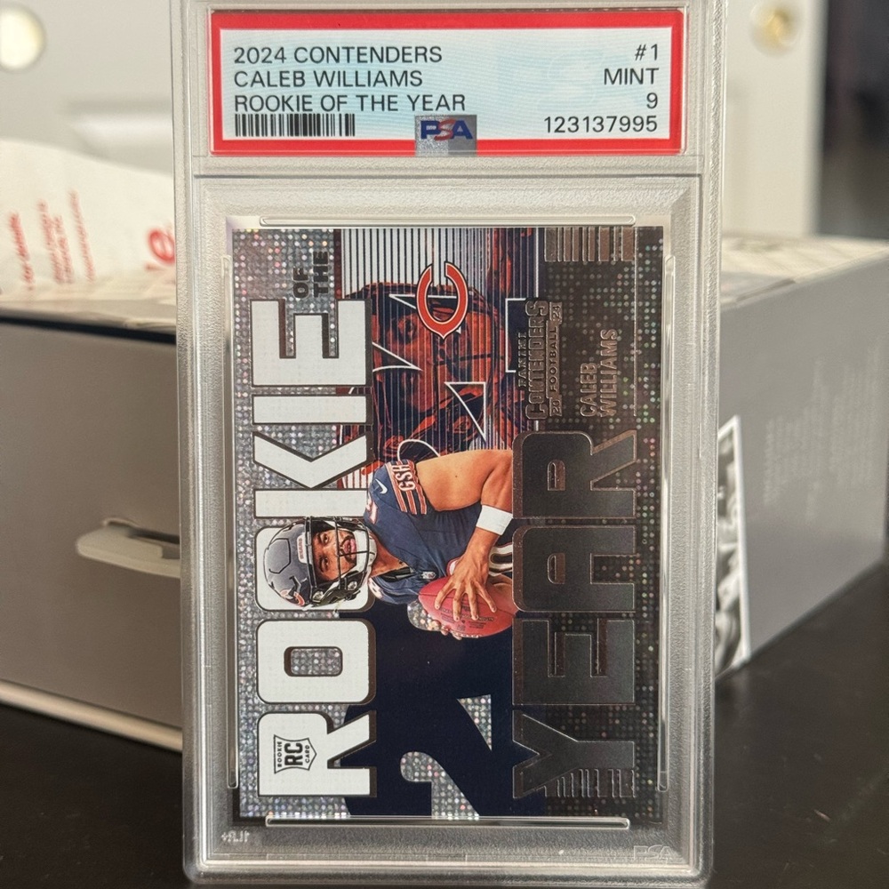 2024 Contenders Rookie of the Year Caleb Williams PSA 9 Chicago Bears